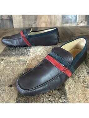 Tods Italy Loafer Slip On Driving Shoes Mens 10